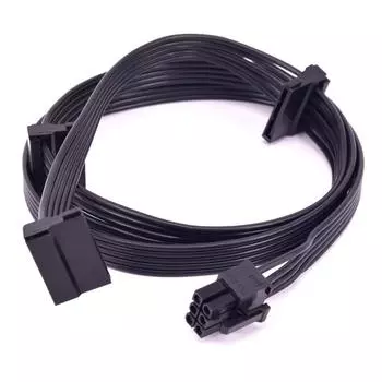 The PCI-E 6pin to 3 SATA power cable is only available for Corsair hxi hx1200i hx1000i hx850i hx750i series power supplies.