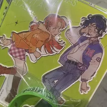 The Person I Was Worried About Wasn t A Man Sell Acrylic Stand And Wristbands