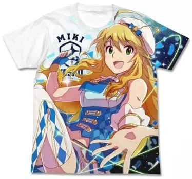THE Platinum Stars Miki Hoshii Special Полная графика Белый размер M IDOLM@STER Ver. Футболка