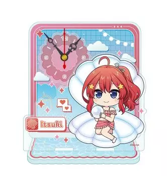 The Quintessential Quintuplets Puchichoko Mini Acrylic Table Clock Vacation [Satatsu Nakano] ver.