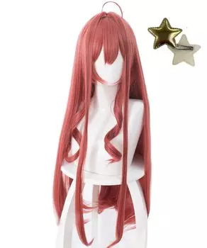 The Quintessential Quintuplets Wig Anime Cosplay Character Nakano Family Gotoyome with Hair Ornament [milky time] (Satatsu Wig)