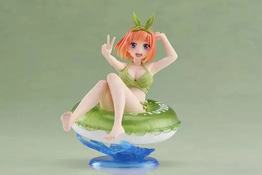 The Quintessential Quintuplets Yotsuba Nakano Aqua Float Girls Figure зелёный