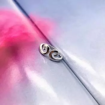 The Return of the Great Sage, silver bell bracelet, gold hoop ring, fashionable and simple male and female couple bracelet.