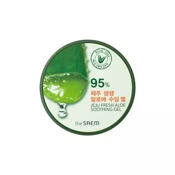 [The Saem] 1+1+1 Успокаивающий гель Jeju Fresh Aloe 95% (300 мл каждая, всего 3), 1+1+1, всего 3