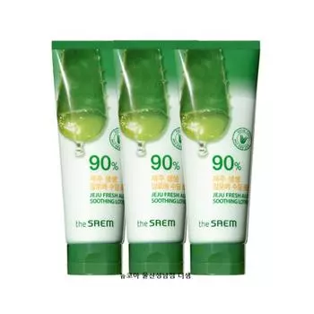 [The Saem] 1+1+1 Успокаивающий лосьон Jeju Fresh Aloe 90% [New Core Ulsan Seongnam Branch], 250 мл, 1 шт.
