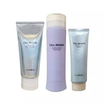 The Saem Cell Renew Bio Micro Peel Cleansing 3 types (Foam 170ML + Intense Gel Peeling 160ML + Soft Gel Peeling 120ML)