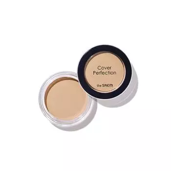 The Saem Cover Perfection Pot Concealer, 0.5 Ice Beige 1ea