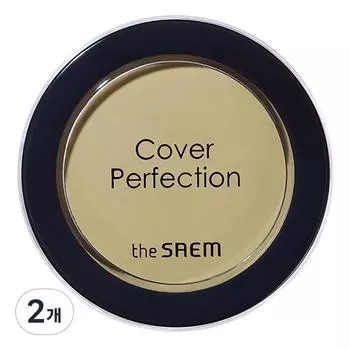 The Saem Консилер Cover Perfection Pot, зелено-бежевый, 2 шт.