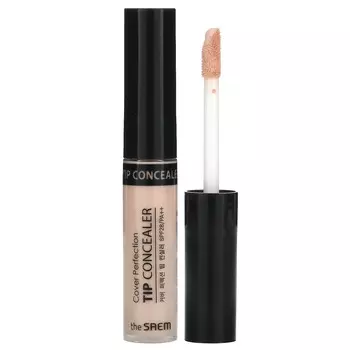 The Saem, Cover Perfection, Tip Concealer, SPF 28 PA++, Brightener, 0.23oz