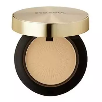 The Saem - Eco Soul Luxury Gold Pact (#21 Light Beige) 9gr
