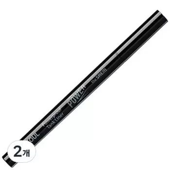 The Saem Eco Soul Power Proof Tank Liner 0.6ml, 01 Black, 2 pcs.