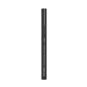 The Saem Eco Soul Power Proof Ultra Slim Eyeliner BK01 Night Black, 1 pc