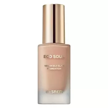 The Saem Eco Soul Vegan Silk Glam Foundation 30 мл, 1 шт, 23 натуральный бежевый