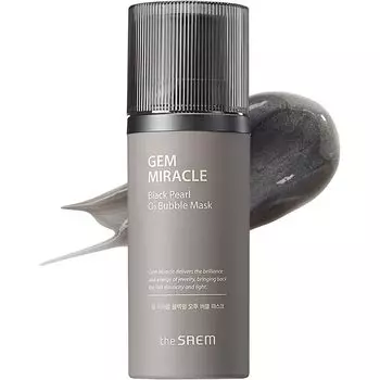 The Saem - Gem Miracle Black Pearl O2 Bubble Mask 105g