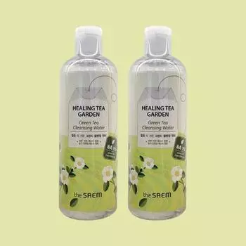 The Saem Healing Tea Garden Green Tea Cleansing Water 400ml, 2 units