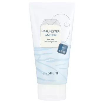 The Saem, Healing Tea Garden, очищающая пенка с маслом чайного дерева, 150 мл (5,07 жидких унций)