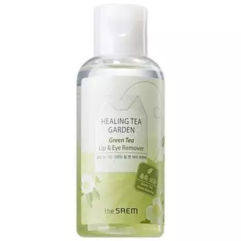 The Saem Healing Tea Garden Средство для удаления губ и глаз с зеленым чаем, 150 мл, 1 шт. Известная корейская косметика