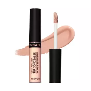 Официальный консилер The Saem Japan Cover Perfection Chip Concealer Peach Beige 0624 6,5 г