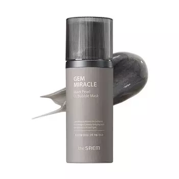 The Saem Japan Official Gem Miracle Black Pearl O2 Bubble Mask 105 г