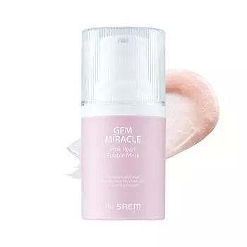 The Saem Japan Official Gem Miracle Pink Pearl Bubble Mask 50 г