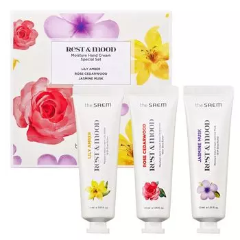 The Saem Japan Official Rest Mood Moisture Hand Cream Набор из 3 предметов 1198 &