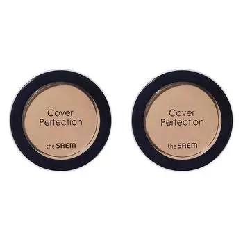 The Saem Консилер Cover Perfection Pot 6 г, оттенок 02 Насыщенный бежевый, 2 шт.
