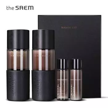 The Saem Mineral Homme Black EX набор из 2 предметов, 1 комплект