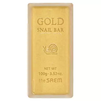 The Saem, мыло с экстрактом улитки Gold, 3,52 унции (100 г)