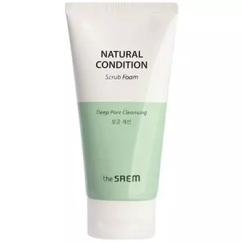 The Saem - Natural Condition Scrub Foam - Deep Pore Cleansing 150ml