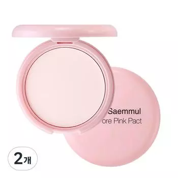 The Saem Saemmul Perfect Pore Pink Pact Powder 11 г, 2 упаковки