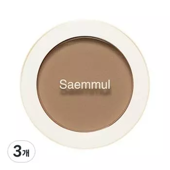 The Saem Saemmul Single Blusher Shading 5g, BR03 Cloudy Brown, 3 pcs.