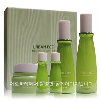 The Saem Urban Eco Harakeke набор из 3 предметов лосьон для кожи крем подарочный, 1 шт