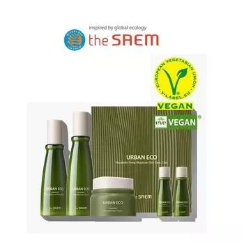 The Saem - Urban Eco Harakeke Deep Moisture Skin Care 3 Set