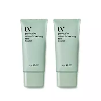 THE SAEM UV Perfection Water Fit Успокаивающая солнцезащитная эссенция SPF50+ PA++++ 50 мл*2 шт. P000DUAG - Sunscreen