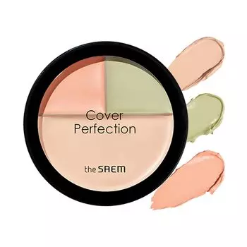 The Same Japan Official Cover Perfection Triple Foundation Balm Clear Beige с двойной кистью 1267 1.0