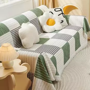 The Sofa представляет новое встроенное полотенце для чехла для дивана, универсальный четырехсезонный чехол для дивана с полным покрытием, небольшое свежее одеяло для дивана 180*130cm