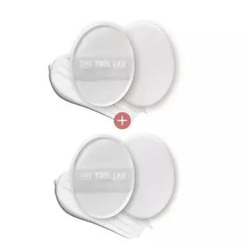 The Tool Lab Daily Cleansing Puff (double plan/single item) 2 daily cleansing puffs