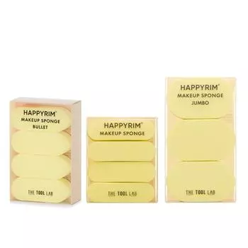 THE TOOL LAB Happyrim Makeup Sponge Bullet/Original/Jumbo 1set BULLET