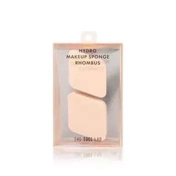 The Tool Lab Hydro Makeup Foundation Puff Sponge Rhombus 2pcs