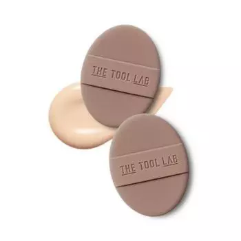 The Tool Lab Long-Lasting Tension Puff Moist Regular, мокко, 2 шт.