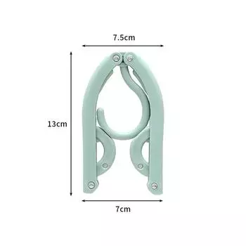 The Travel Folding Clothes Hanger Is A Portable Tool for Drying and Drying ClothesIt Can Be Used At Home To Hang Clothes 1pc синий