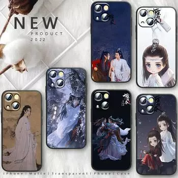 The Untamed для Apple iPhone 11 12 13 Max Mini 7 8 X XR XS Pro Plus черный роскошный силиконовый мягкий чехол для телефона iPhone 7 8