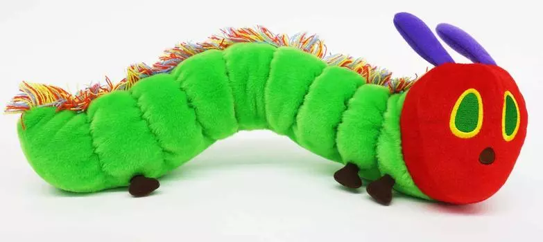 The Very Hungry Caterpillar Exhausted Caterpillar Plush Toy L Total Length 48cm