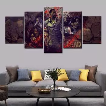 The Walking Dead A Telltale Games Series постеры и принты с Клементиной, холст, живопись, настенные художественные картинки для детей, домашний декор 20x35 20x45 20x55cm