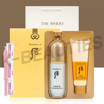 The Who Gongjinhyang Me Essential Primer Base Green Special Shopping Bag Inner Специальный набор, сумка для покупок + внутренняя часть, 1 шт.