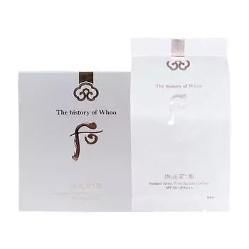 The Who Gongjinhyang Seol Whitening Tone-up Sun Cushion 13 г, сменный блок, 1 шт.