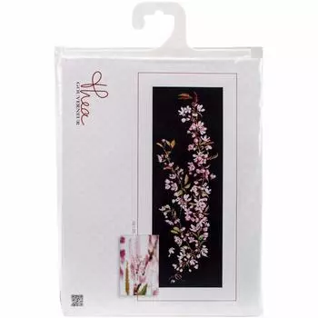 Thea Gouverneur набор для вышивки крестом «Японский цветок, черная гага», 18 штук, взрослые 481,05 чёрный