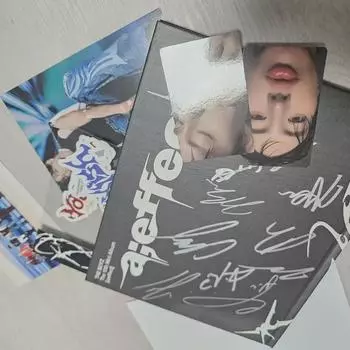 Theboyz Album + Photo Card Signed Comment To Beamet