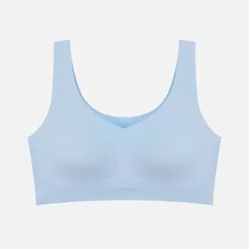 Thejam Mandeuk Free Бесшовный бюстгальтер Синий Blue S (pad included)