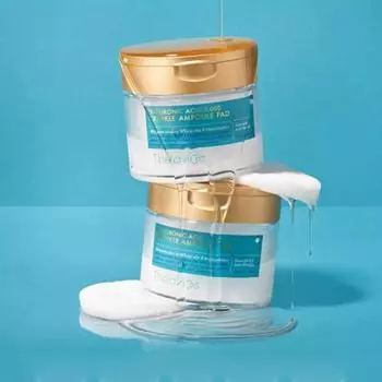 Thelavicos Hyaluronic Acid 3,000 Wrinkle Ampoule Pad 60 EA, Антивозрастная, корейская косметика, Kbeauty, образец